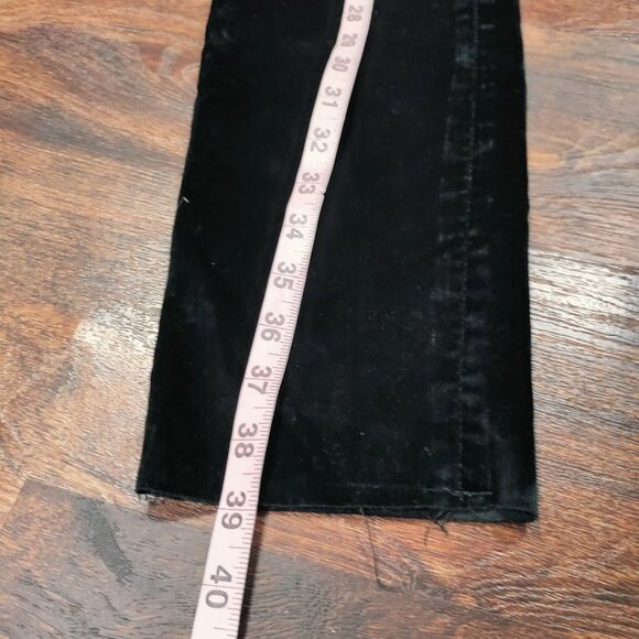 We The Free Stella Velvet High Waisted Denim Skinny Jeans Black Women's Size 28 - Picture 16 of 16